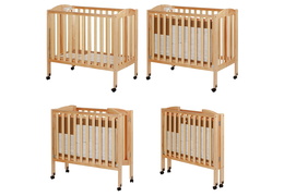 Natural 3 in 1 Folding Portable Crib Collage
