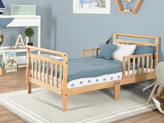 642-N Classic Sleigh Toddler Bed Room Shot (1)