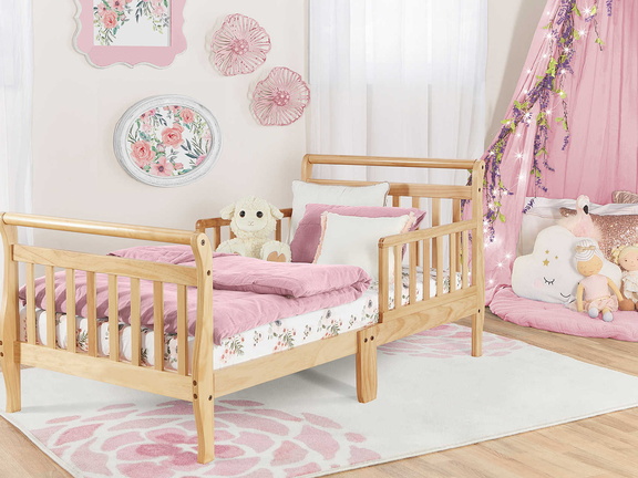 642-N Classic Sleigh Toddler Bed Room Shot (2)