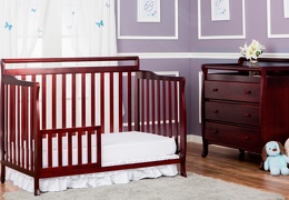 Cherry Liberty 5 in 1 Toddler Bed Room Shot