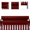 Cherry - Ashton Full Panel 5 in 1 Convertible Crib Details