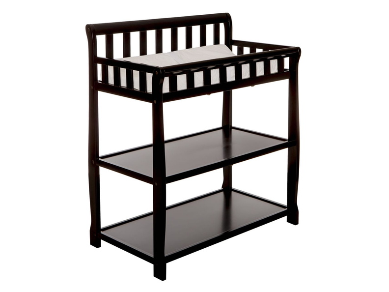 Black 2-in-1 Ashton Changing table Silo Side