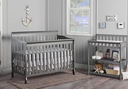 Steel Grey 2-in-1 Ashton Changing table RS1