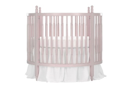 Blush Pink Sophia Posh Circular Crib Silo3