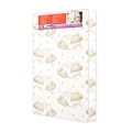 3″ Spring Coil Portable Crib Mattress White-Brown Side