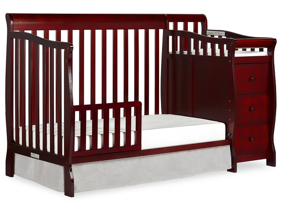 Cherry Brody 5 in 1 Toddler Bed with Changer Silo