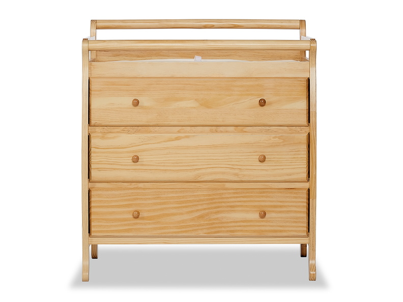 Liberty 3 Drawer Changing Table Silo Front - Natural