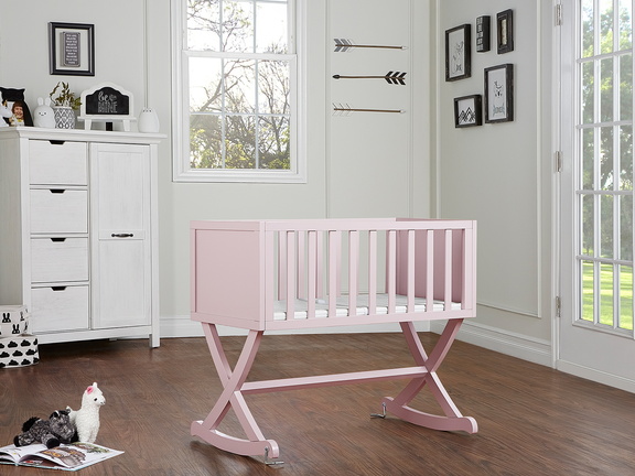 Blush Pink Luna/Haven Cradle Roomshot