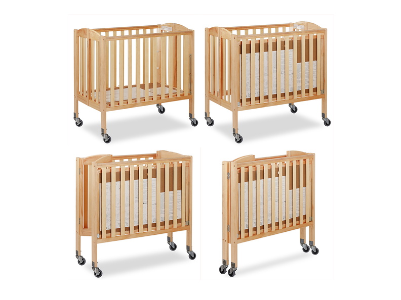 Natural 3 in 1 Folding Portable Crib Collage