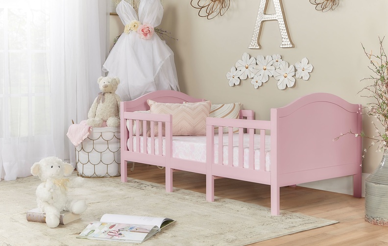 638_P_Pink Portland 3 In 1 Convertible Toddler Bed 01.jpg