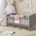 Steel Grey Portland 3 In 1 Convertible Toddler Bed 01