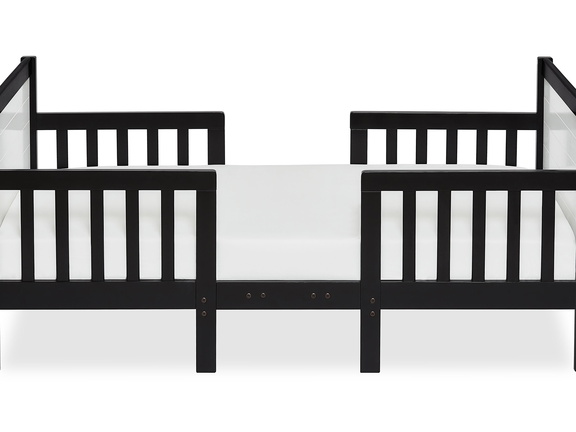 Black/White Hudson 3 in 1 Convertible Toddler Bed Silo 03