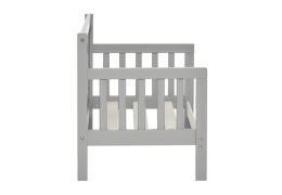Cool Grey Hudson 3 in 1 Convertible Toddler Bed Silo 06