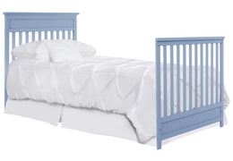 636-DBLUE Harbor Full Size Bed with Head Board Silo