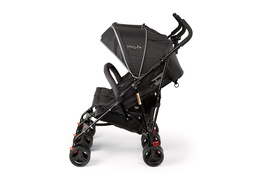 Black Volgo Twin Umbrella Stroller 02