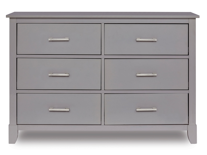 599-MGREY Universal Double Dresser Front Silo
