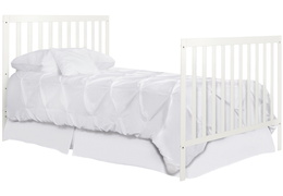 634-WHT Edgewood Full Size Bed with Headboard