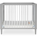 632-PGW Lucas Mini Modern Crib With Rounded Spindles Silo 01