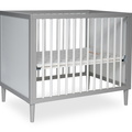 632-PGW Lucas Mini Modern Crib With Rounded Spindles Silo 03