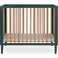 632-OLV Lucas Mini Modern Crib With Rounded Spindles Silo 01