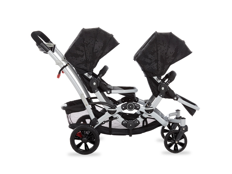 479-BLACK Track Tandem Stroller – Face to Face Edition Silo 03
