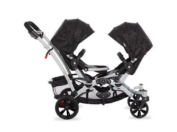 479-BLACK Track Tandem Stroller – Face to Face Edition Silo 04