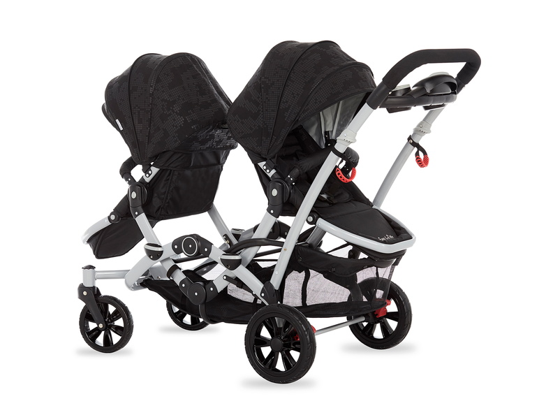 479-BLACK Track Tandem Stroller – Face to Face Edition Silo 06