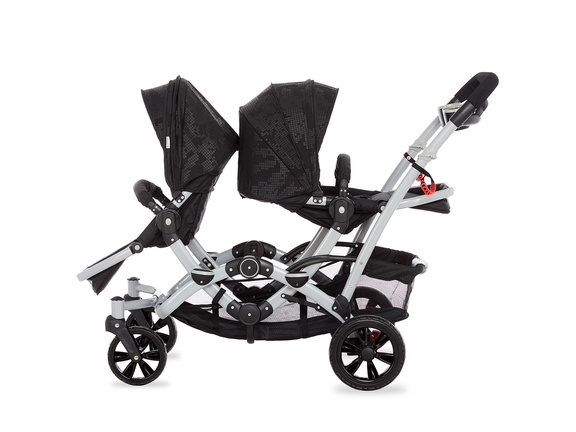 479-BLACK Track Tandem Stroller – Face to Face Edition Silo 17