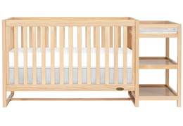 661-VOAK Milo 5-in-1 Convertible Crib and Changing Table Silo 01