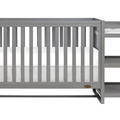 661-SGY Milo 5-in-1 Convertible Crib and Changing Table Silo 01