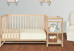 661-VOAK Milo Toddler Bed and Changing Table Room Shot 01
