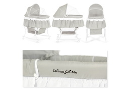 442-LG Lacy Portable 2 in 1 Bassinet and Cradle Collage 01