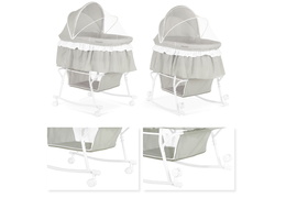 442-LG Lacy Portable 2 in 1 Bassinet and Cradle Collage 02
