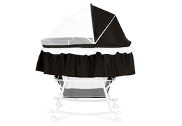 442-BLK Lacy Portable 2 in 1 Bassinet and Cradle Silo 12