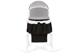 442-BLK Lacy Portable 2 in 1 Bassinet and Cradle Silo 14
