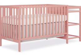 679-DPINK Synergy 4-in-1 Convertible Crib and Changer Silo 02