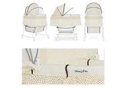 442-C Lacy Portable 2 in 1 Bassinet and Cradle Collage 01