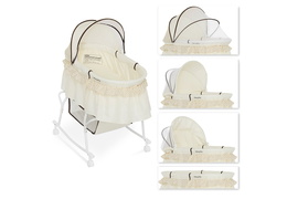 442-C Lacy Portable 2 in 1 Bassinet and Cradle Collage 03