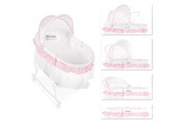 442-P Lacy Portable 2 in 1 Bassinet and Cradle Collage 03