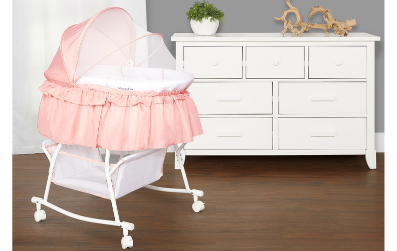 442-RQ Lacy Portable 2 in 1 Bassinet and Cradle Room Shot 01.jpg