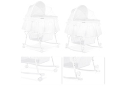 442-W Lacy Portable 2 in 1 Bassinet and Cradle Collage 02
