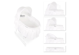 442-W Lacy Portable 2 in 1 Bassinet and Cradle Collage 03