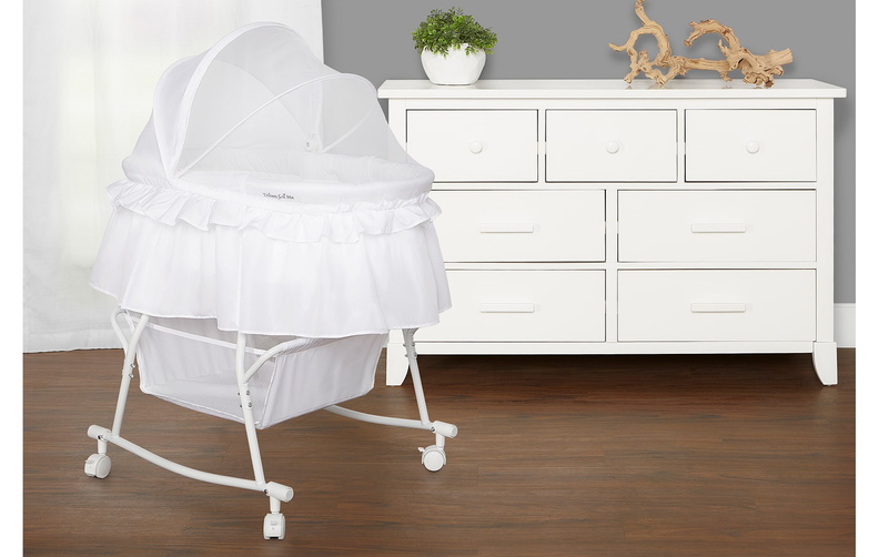 442-W Lacy Portable 2 in 1 Bassinet and Cradle Room Shot 01.jpg