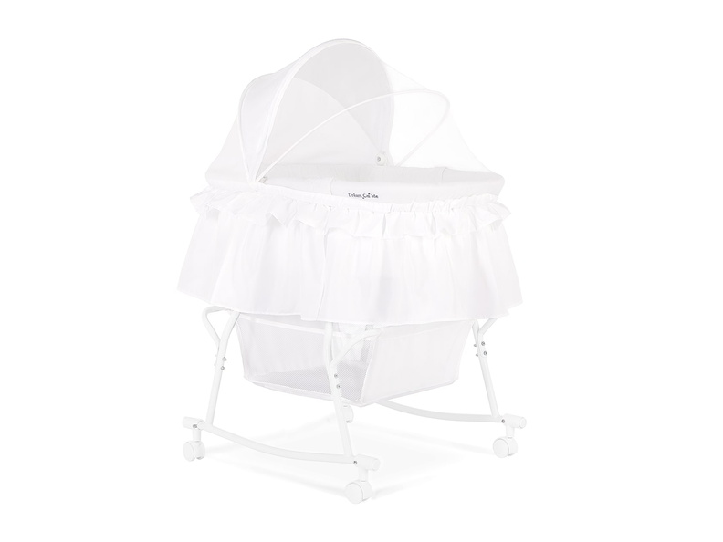 442-W Lacy Portable 2 in 1 Bassinet and Cradle Silo 01