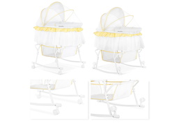 442-Y Lacy Portable 2 in 1 Bassinet and Cradle Collage 02