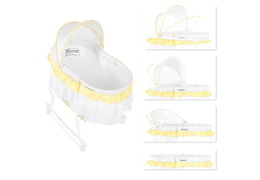 442-Y Lacy Portable 2 in 1 Bassinet and Cradle Collage 03