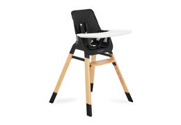 252-BLK Nibble  2-in-1 wooden Highchair Silo