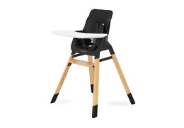 252-BLK Nibble 2-in-1 wooden Highchair Silo 06