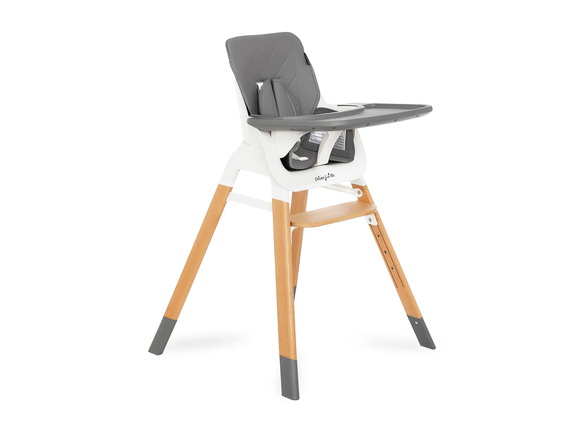 252-LG Nibble 2-in-1 wooden Highchair Silo 04