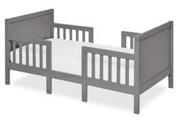 639-SGY Hudson 3 in 1 Convertible Toddler Bed Silo 01A